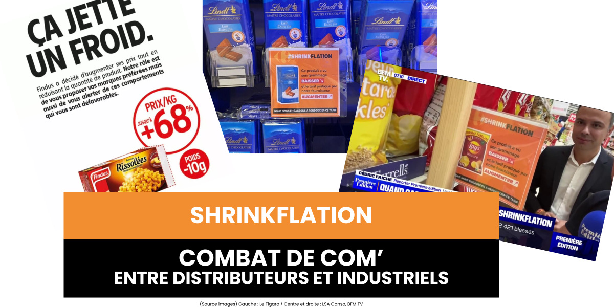 Shrinkflation : bataille de com' entre distributeurs et industriels sur fond d'inflation masquée